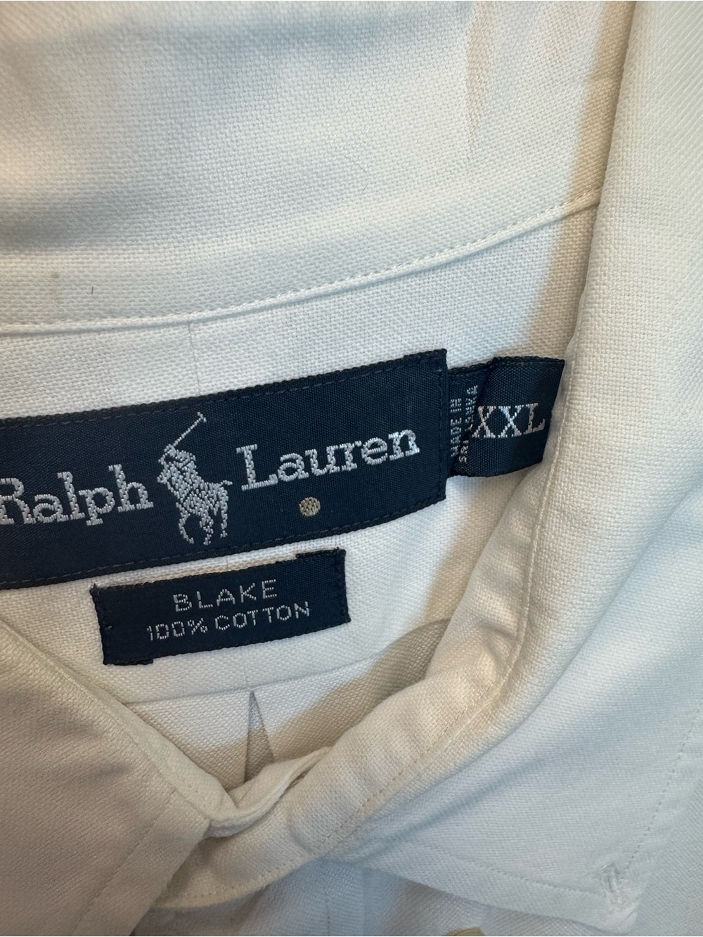 Ralph Lauren White Short-Sleeve Button-Down Shirt - Picture 2 of 2